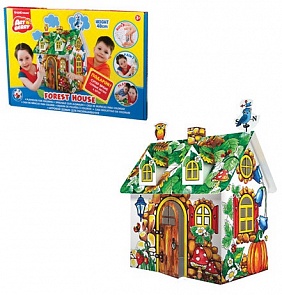 Домик игровой для раскрашивания - Лесной Дом/Forest house (Erich Krause, 39222) Домик игровой для раскрашивания - Лесной Дом/Forest house (Erich Krause, 39222)